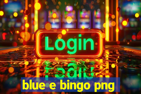 blue e bingo png